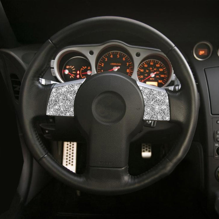 For Nissan 350Z 2006-2009 Car Steering Wheel Diamond Sticker,Left and Right Drive Universal, Car Steering Wheel