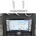 For Nissan 350Z 2006-2009 Car Navigation Frame Diamond Sticker,Left and Right Drive Universal, Car Navigation Frame
