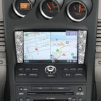 For Nissan 350Z 2006-2009 Car Navigation Frame Diamond Sticker,Left and Right Drive Universal, Car Navigation Frame
