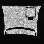 For Nissan 350Z 2006-2009 Car Rear Of Center Console Diamond Sticker, Right Drive, Car Rear Of Center Console, Right Drive