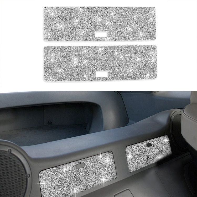 For Nissan 350Z 2006-2009 Car Rear Storage Box Diamond Sticker,Left and Right Drive Universal, Car Rear Storage Box
