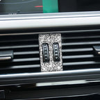 Car Air Conditioner Air Outlet Knob Diamond Decoration Sticker, Left and Right Drive, Air Conditioner Air Outlet Knob