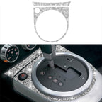 For Nissan 350Z 2006-2009 Car Gear Panel Diamond Sticker, Left Drive, Car Gear Panel, Left Drive