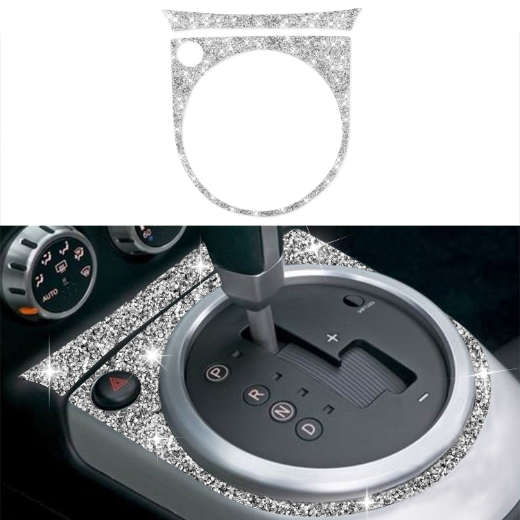 For Nissan 350Z 2006-2009 Car Gear Panel Diamond Sticker, Left Drive, Car Gear Panel, Left Drive
