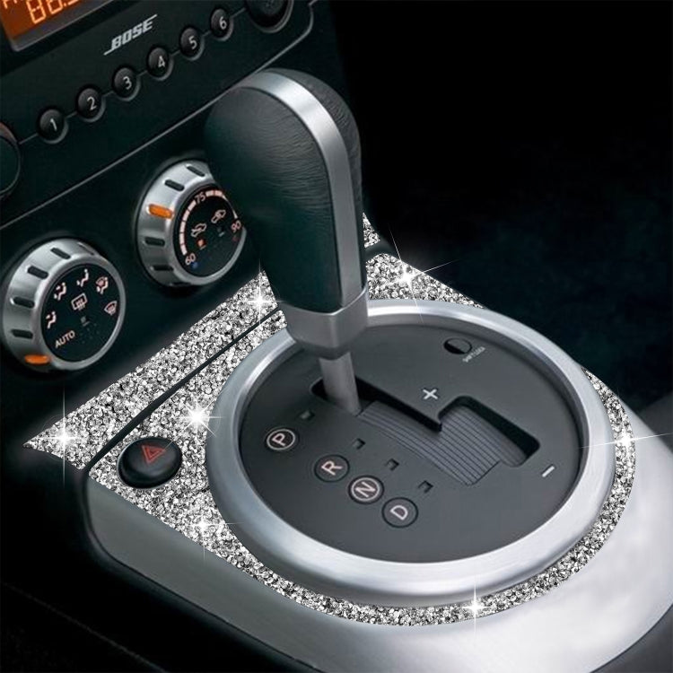 For Nissan 350Z 2006-2009 Car Gear Panel Diamond Sticker, Left Drive, Car Gear Panel, Left Drive