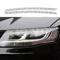 Car Light Eyebrow Diamond Decoration Sticker, Left and Right Drive, Light Eyebrow