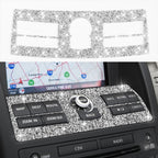 For Nissan 350Z 2006-2009 Car Navigation System Control Diamond Sticker,Left and Right Drive Universal, Car Navigation System Control