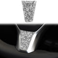 For Tesla Model S/X Car Steering Wheel Diamond Sticker,Left and Right Drive Universal, Car Steering Wheel