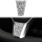 For Tesla Model S/X Car Steering Wheel Diamond Sticker,Left and Right Drive Universal, Car Steering Wheel