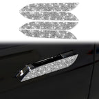 For Tesla Model S Car Outside Handle Diamond Sticker,Left and Right Drive Universal, Car Outside Handle