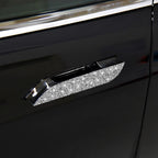 For Tesla Model S Car Outside Handle Diamond Sticker,Left and Right Drive Universal, Car Outside Handle