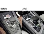 For Audi A4L / A5 2017-2019 Car Large Gear Panel Diamond Decoration Sticker, Left Drive, Right Drive