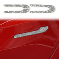 For Tesla Model 3 4pcs Car Outside Handle Diamond Sticker,Left and Right Drive Universal, Car Outside Handle
