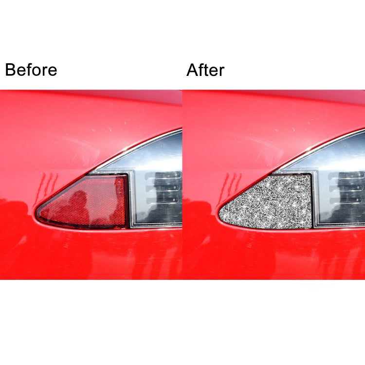 For Tesla Model S Car Charging Port Board Diamond Sticker,Left and Right Drive Universal, Car Charging Port Board