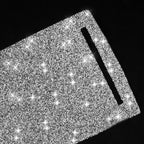 For Tesla Model X Car Storage Box Panel Diamond Sticker,Left and Right Drive Universal, Car Storage Box Panel