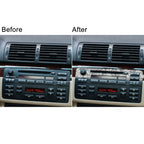 Car Center Control Panel Upper Diamond Decoration Sticker, Left and Right Drive, Center Control Panel Upper