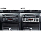 Car Center Control Panel Lower Diamond Decoration Sticker, Left and Right Drive, Center Control Panel Lower