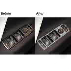 For Tesla Model X Car Window Lift Panel Diamond Sticker,Left and Right Drive Universal, Car Window Lift Panel