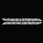 For Tesla Model X Car Exterior Door Handle Panel Diamond Sticker,Left and Right Drive Universal, Car Exterior Door Handle Panel