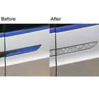 For Tesla Model X Car Exterior Door Handle Panel Diamond Sticker,Left and Right Drive Universal, Car Exterior Door Handle Panel