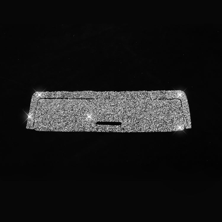 Car Gear Button Frame Diamond Decoration Sticker, Left Drive, Gear Button Frame