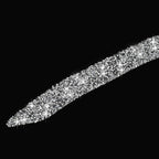 For Tesla Model X Car Rear Fog Lamp Diamond Sticker,Left and Right Drive Universal, Car Rear Fog Lamp