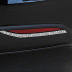 For Tesla Model X Car Rear Fog Lamp Diamond Sticker,Left and Right Drive Universal, Car Rear Fog Lamp