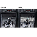 For BMW Series 3 E46 1998-2005 Car Cigarette Lighter Frame Diamond Decoration Sticker, Cigarette Lighter Frame Right Drive, Cigarette Lighter Frame Left Drive