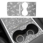For Tesla Model 3 Car Center Control Panel Diamond Sticker,Left and Right Drive Universal, Center Control Panel