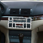 3pcs Car Center Control Panel Diamond Decoration Sticker, Left and Right Drive, Center Control Panel