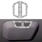 Car Rear Seat Roof Air Outlet Diamond Decoration Sticker, Left and Right Drive, Rear Seat Roof Air Outlet