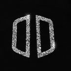 Car Rear Seat Roof Air Outlet Diamond Decoration Sticker, Left and Right Drive, Rear Seat Roof Air Outlet