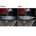 Car Door Threshold Strip Diamond Decoration Sticker, Left and Right Drive, Door Threshold Strip