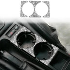Car Water Cup Holder Panel Diamond Decoration Sticker, Left and Right Drive, Water Cup Holder Panel