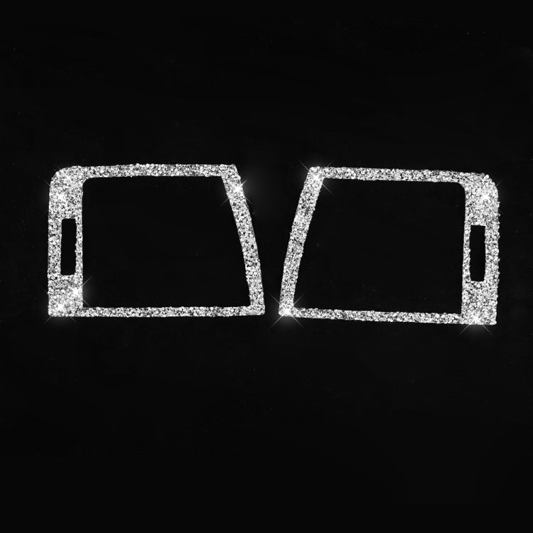 Car Left Right Air Outlet Diamond Decoration Sticker, Left and Right Drive, Left Right Air Outlet