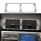 Car Middle Air Outlet Diamond Decoration Sticker, Left and Right Drive, Middle Air Outlet