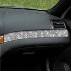 For BMW Series 3 E46 1998-2005 Car Copilot Central Control Diamond Decoration Sticker, Copilot Central Control Right Drive, Copilot Central Control Left Drive