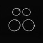 Car Horn Circle Diamond Decoration Sticker, Left and Right Drive, Horn Circle
