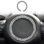 Car Steering Wheel R Chassis Diamond Decoration Sticker, For BMW Mini R55 / R56