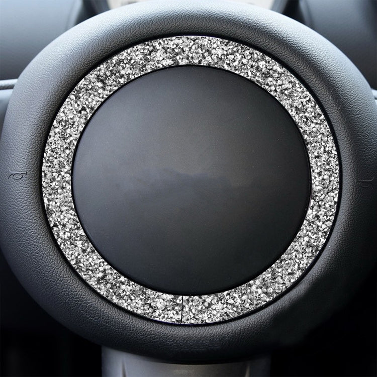 Car Steering Wheel R Chassis Diamond Decoration Sticker, For BMW Mini R55 / R56