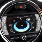 Car F Chassis Navigation Panel Diamond Decoration Sticker, For BMW Mini Cooper Countryman Clubman F54