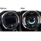 Car F Chassis Navigation Panel Diamond Decoration Sticker, For BMW Mini Cooper Countryman Clubman F54