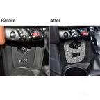 Car F Chassis Cigarette Lighter Cover Diamond Decoration Sticker, For BMW Mini Cooper F56