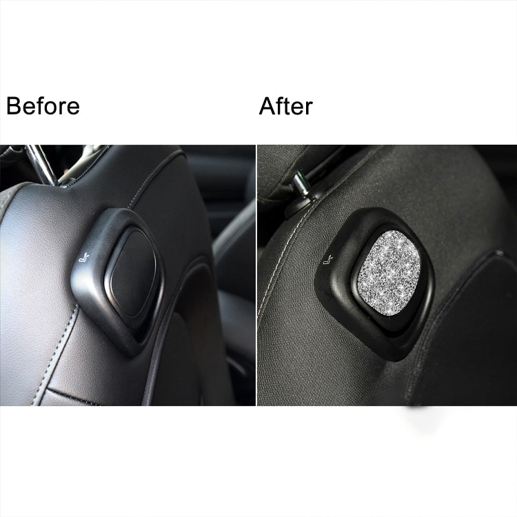 Car Seat Back Handle Diamond Decoration Sticker, For BMW Mini One Cooper F56