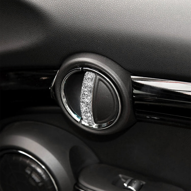 For BMW Mini Cooper Clubman Countryman  F55 4pcs Car F Chassis Door Handle Diamond Decoration Sticker, For BMW Mini Cooper Clubman Countryman F55