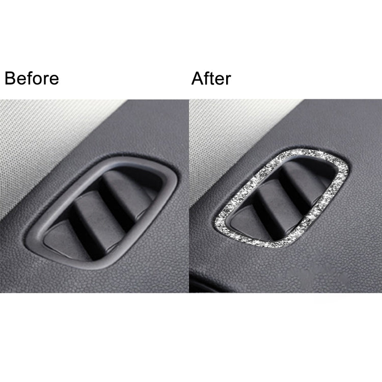 Car Air Outlet Frame Diamond Decoration Sticker, For BMW Mini F60