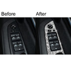 For BMW X5 E70 2008-2013 / X6 E71 2009-2014 Car Window Lift Panel Diamond Decoration Sticker, Lift Panel High Configuration Right Drive, Lift Panel High Configuration Left Drive