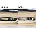 For BMW X5 E70 2008-2013 / X6 E71 2009-2014 Car Window Lift Panel Diamond Decoration Sticker, Lift Panel Low Configuration Left Drive