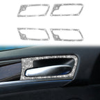 For BMW X5 E70 / X6 E71 2008-2014 Car Door Inner Handle Frame Diamond Decoration Sticker, Door Inner Handle Frame