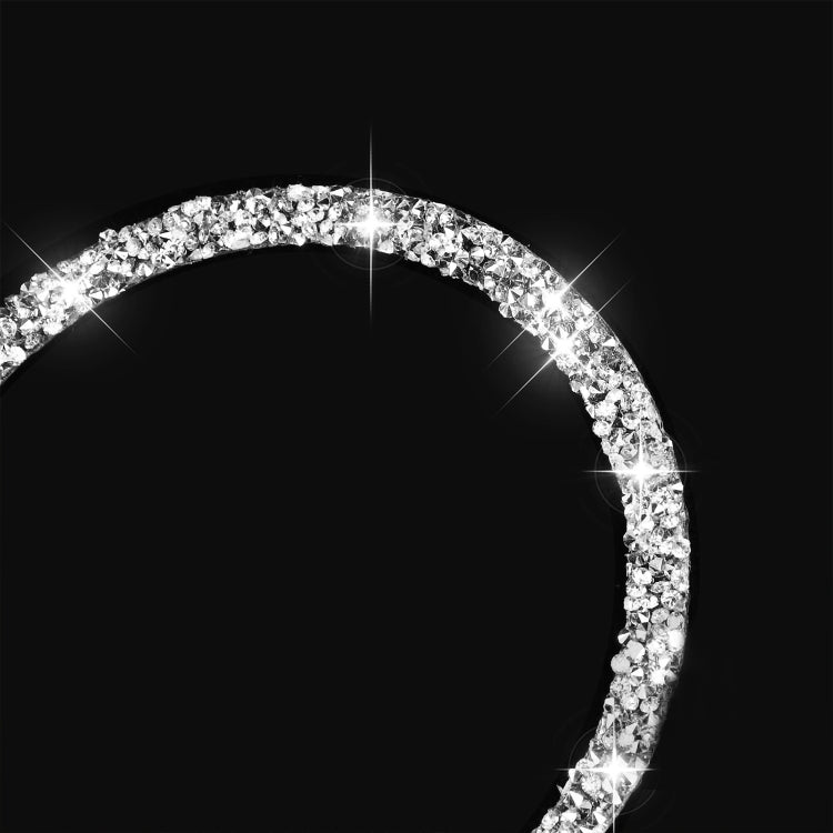 For BMW E70 2008-2013 / E71 2008-2014 6pcs Car Horn Circle Diamond Decoration Sticker, 6pcs Horn Circle